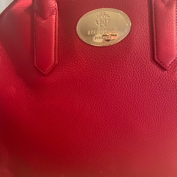 Gorgeous Roberto Cavalli Red Leather bag - Picture 2 of 13
